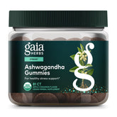 Gaia Herbs Organic Ashwagandha Gummies 81 count bottle