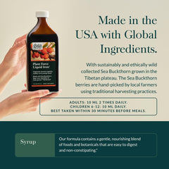 Close-up of beet root in Gaia Herbs Plant Force Liquid Iron