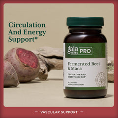 Beet root, maca root, carrot root and spinach leaf ingredients