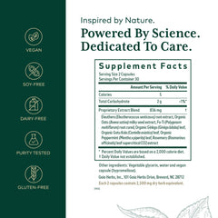 Brain health and circulation support supplement bottle image