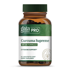 Gaia Herbs PRO front packaging showing supplement bottle and label benefits
