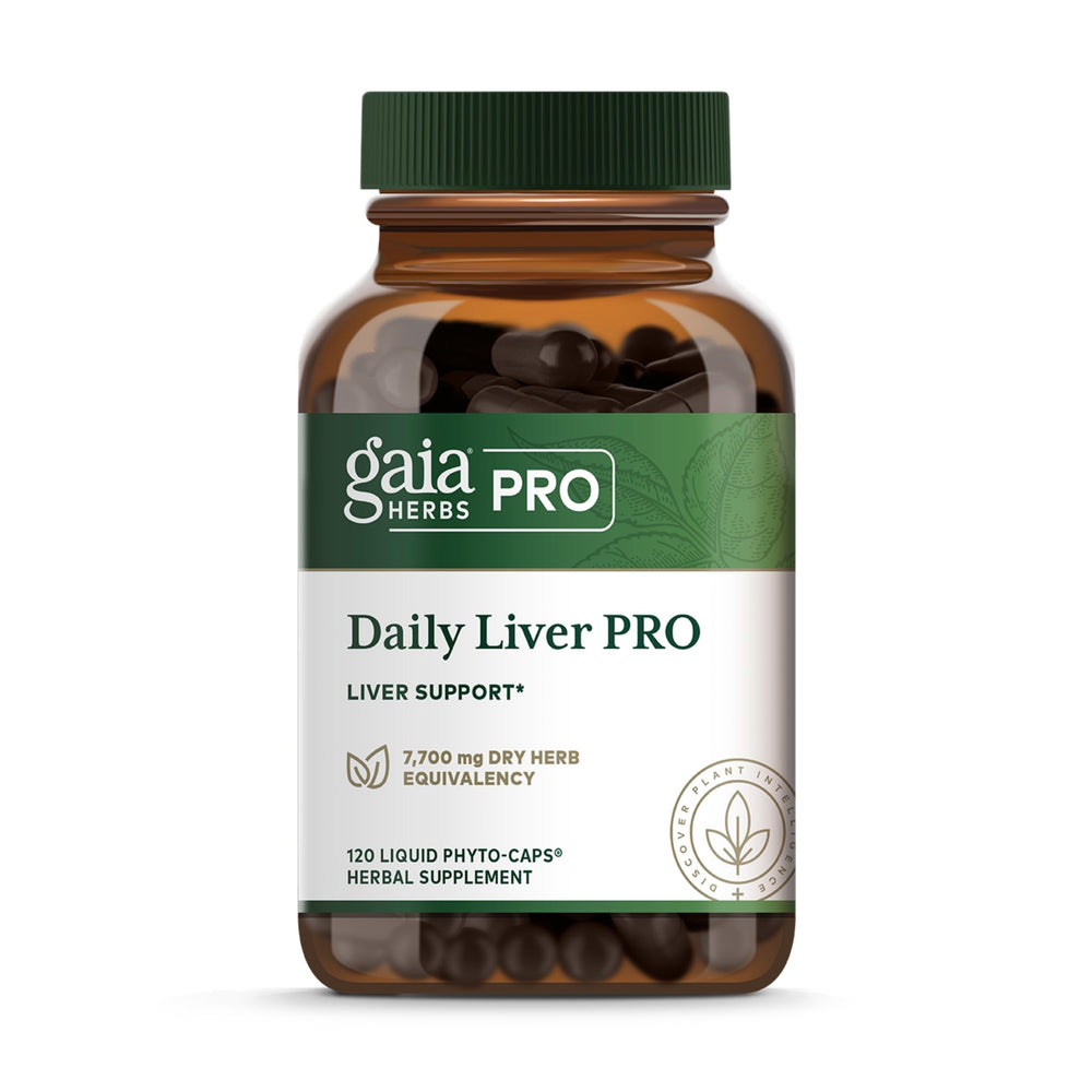 Gaia Herbs Pro Daily Liver Pro bottle – front view