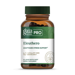 Gaia Herbs PRO Eleuthero bottle with label
