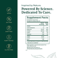 Close-up of dropper dispensing liquid magnesium