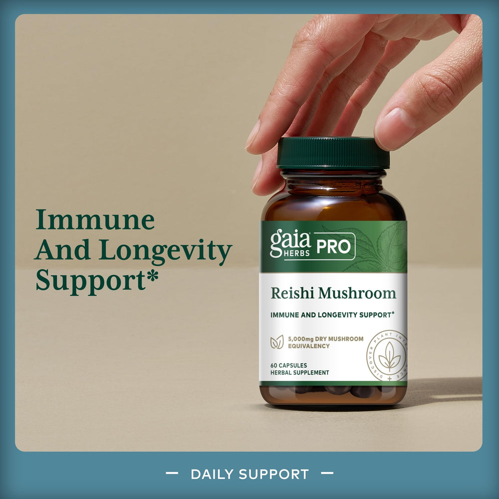 Certified Organic Reishi mushroom extract bottle