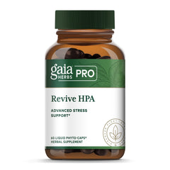 Gaia Herbs Pro Revive HPA bottle with Adrenal Health - 60 Liquid Phyto-Caps
