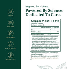 GAIA Herbs PRO Sleep Formula label close-up