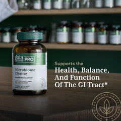 Gaia Herbs Pro sweet wormwood image emphasizes traditional botanicals for digestive balance.