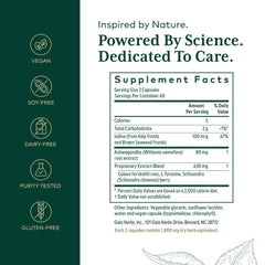 Gaia Herbs Pro Thyroid Formula ingredients