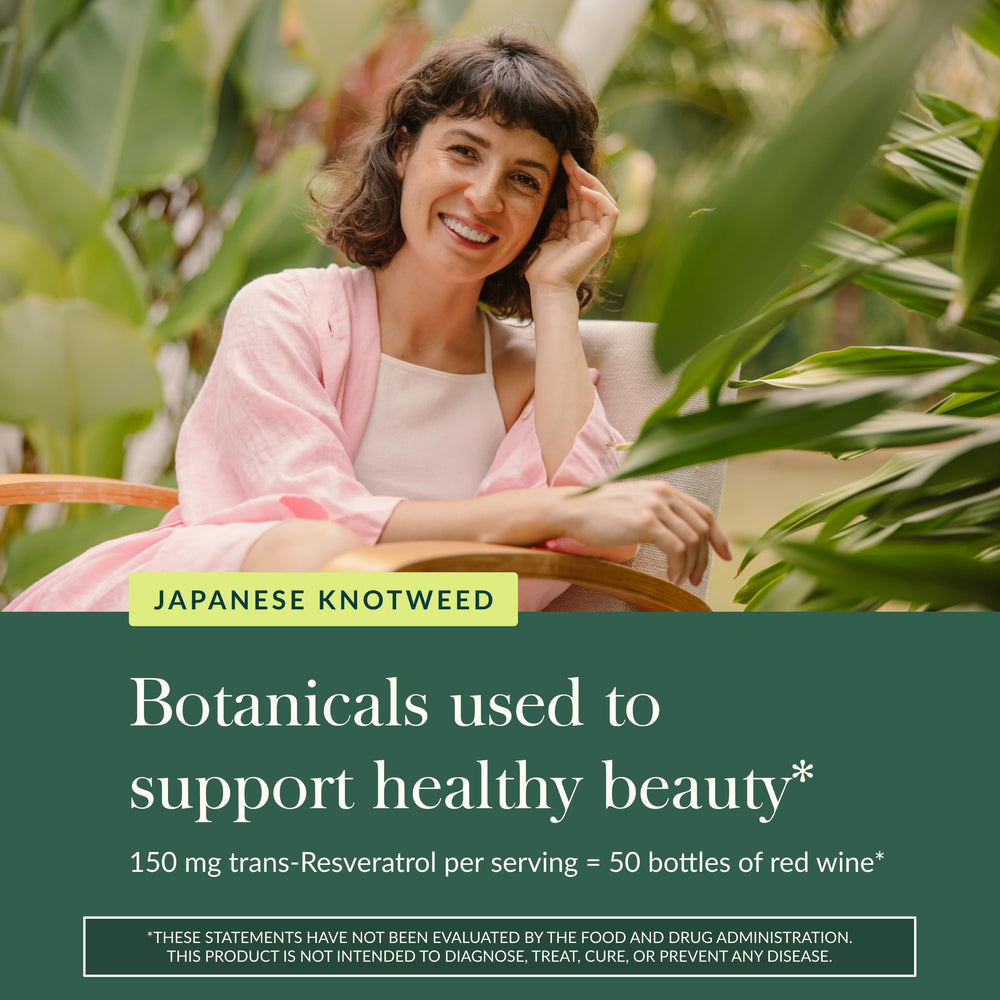 Japanese Knotweed in Gaia Resveratrol formula