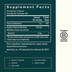 Display of 120 vegan liquid phyto-capsules