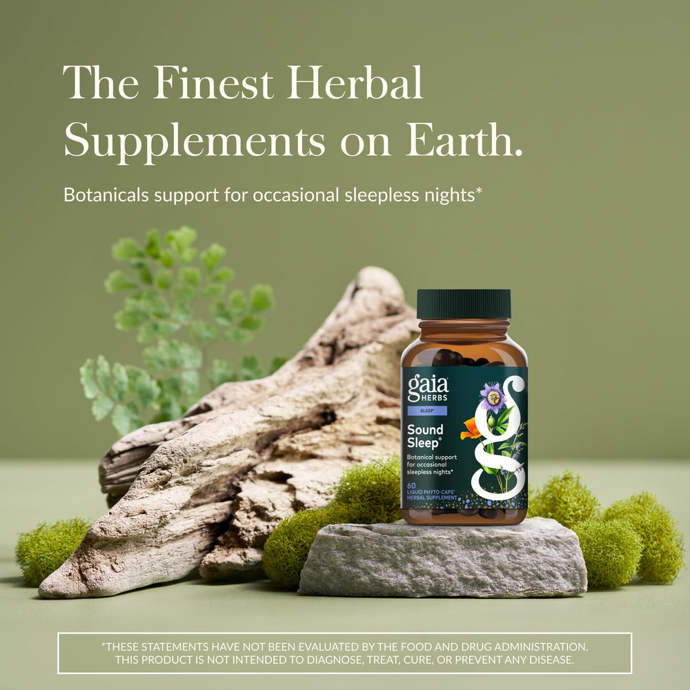 Gaia Herbs Sound Sleep packaging side view