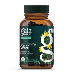 Gaia Herbs St. John's Wort bottle with label
