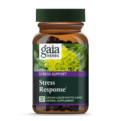 Gaia Herbs Stress Response bottle with label