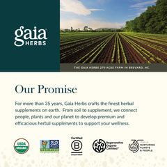 Gaia Herbs SleepThru packaging and logo