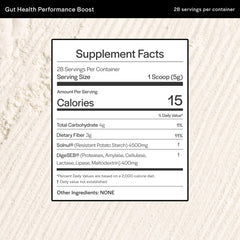 Gainful Solnul prebiotic starch image highlighting natural potato-derived fiber supporting gut balance.