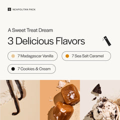 Cookies and Cream flavor protein powder and scoop