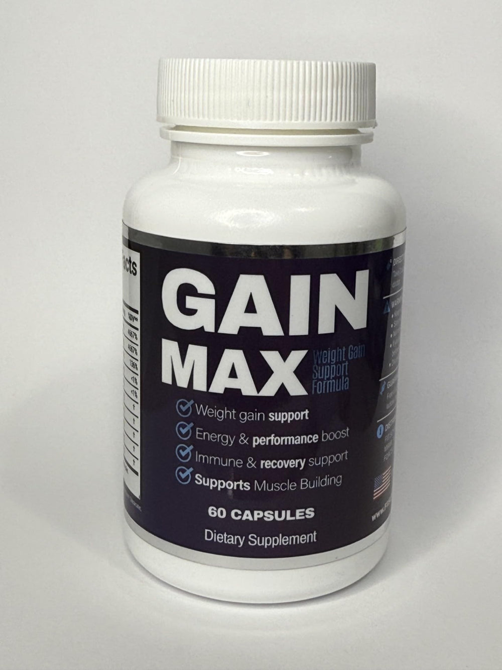 GAINMAX Weight Gain Support bottle - front view