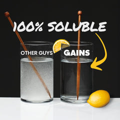 Creatine powder being stirred into a drink