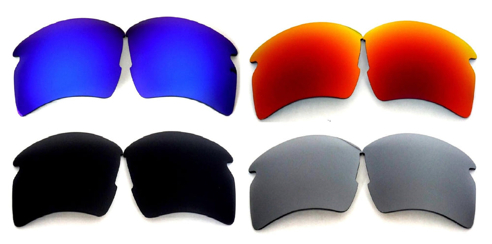 Galaxylense replacement nose pads and earsocks for Oakley Flak 2.0 - Black