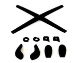 GalaxyLense replacement earsocks and silicone nose pads kit for Oakley Juliet and Mars - front view
