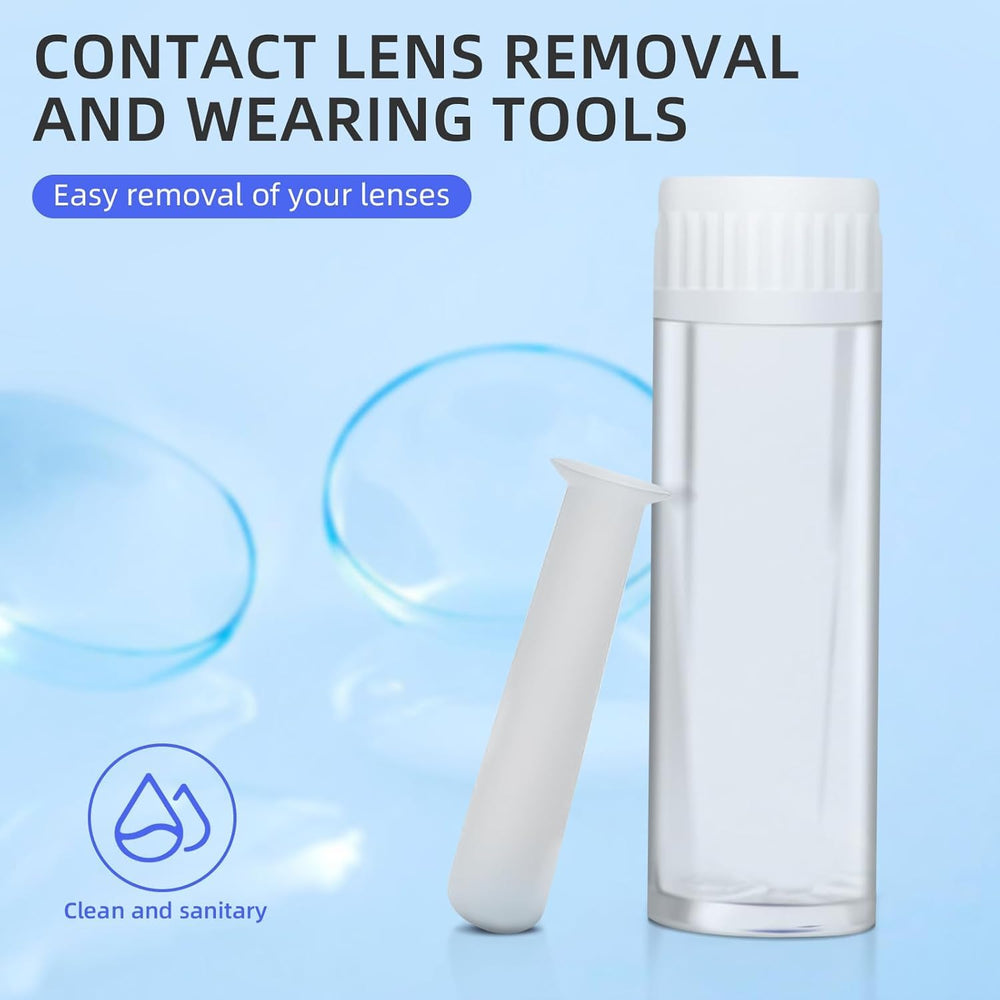 Using the tool to remove an RGP lens with suction cup