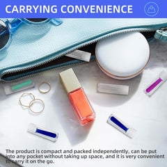 Travel-friendly set with six pieces and storage case