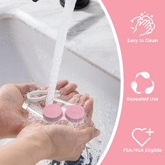 Leakproof lid design ensuring safe travel with lenses