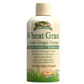 Garden Greens Wheat Grass Liquid bottle with ginger extract and 32 servings