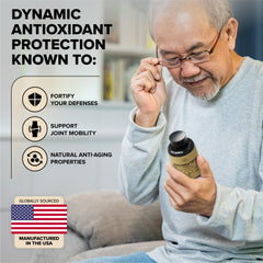 Benefits highlight emphasizing antioxidants and polyphenols