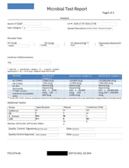 Garden of Herbz bottle displayed with label