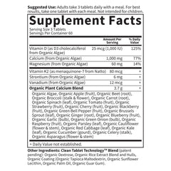 No synthetic binders or fillers in Real Food Calcium supplement