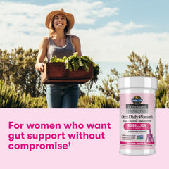 Dr Formulated label on Garden of Life probiotic product