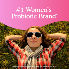 Close-up of Dr Formulated Women's probiotic label