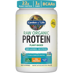 Serving scoop of Garden of Life Organic Vegan Protein Powder