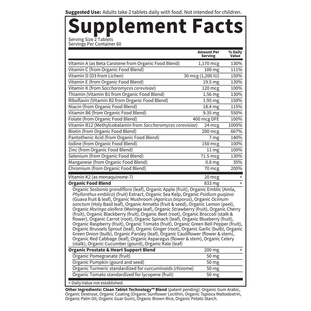 Certified Organic, non-GMO, vegan seal on the bottle