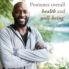 Label indicating Certified Organic and Non-GMO for Men's Multi 40+