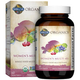 Garden of Life Organics Women 40+ Multivitamin bottle label
