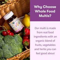 Garden of Life Organics Women's Multivitamin bottle on counter, ready for daily routine