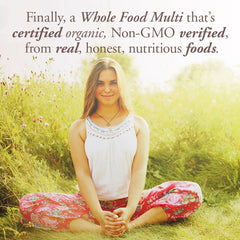 Garden of Life Organics Women’s Multivitamin ingredients list with organic fruits and vegetables