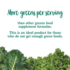Serving size graphic showing 140 g equivalent to one serving