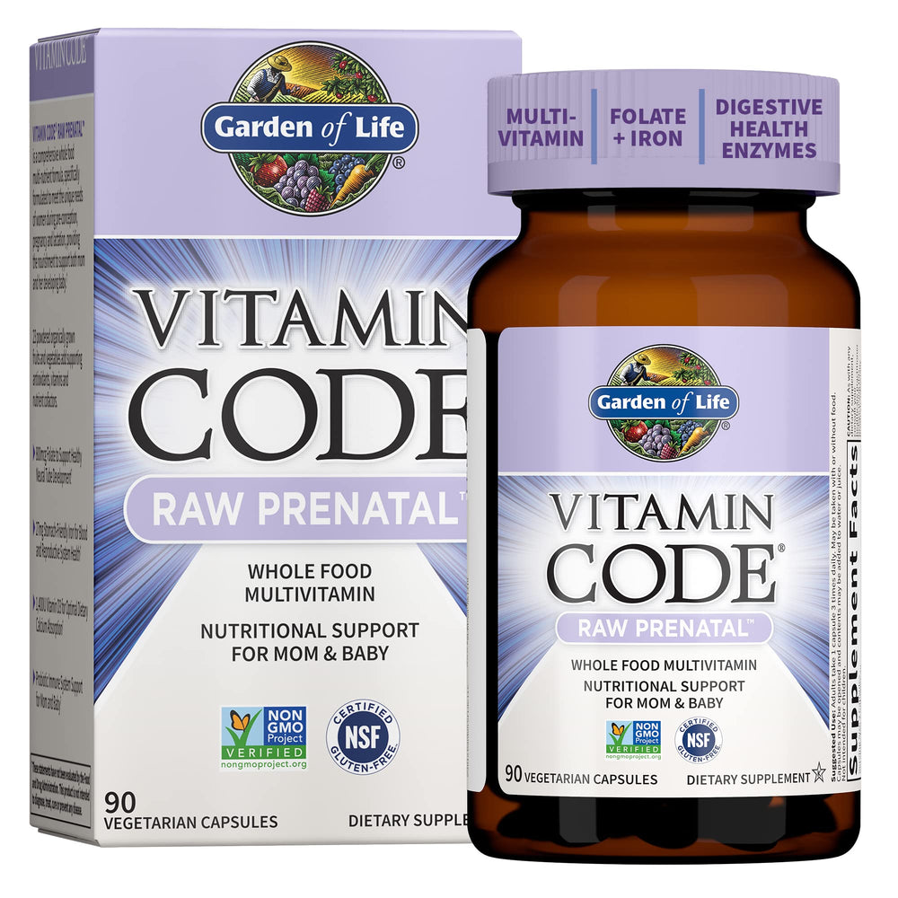 Garden of Life RAW Prenatal bottle front view
