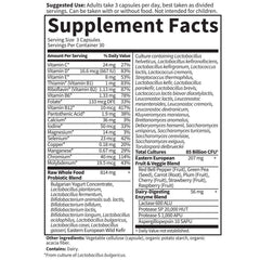Ingredients: Whole food vitamins, minerals, prebiotics