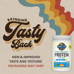 Nutrition label for Garden of Life Vanilla Plant-Based Protein Powder