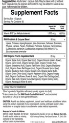 Close-up of Vitamin Code RAW B-12 packaging and capsules