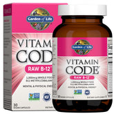 Garden of Life Vitamin Code Raw B-12 1000mcg bottle front label
