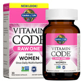 Garden of Life Vitamin Code RAW ONE for Women bottle front