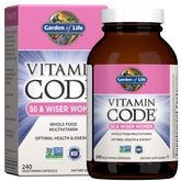 Hero image of Garden of Life Vitamin Code Women 50+ multivitamin for 50+ women.