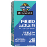 Garden of Life Dr Formulated PRE + PRO + POSTBIOTIC bottle label