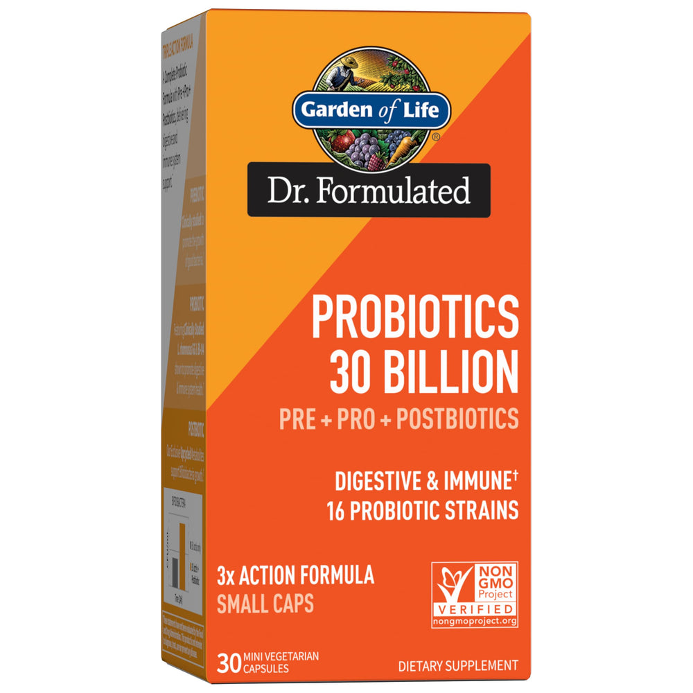 Bottle of Garden of Life Dr Formulated Probiotics 30 Billion CFU 30-Day Supply